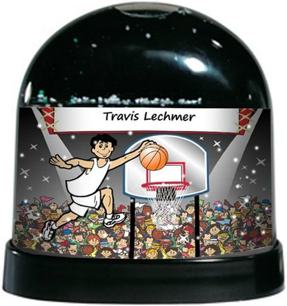 PrintedPerfection.com Personalized Football Player Snow Globe Gift