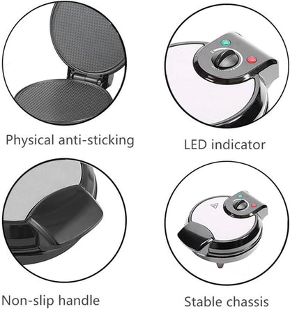 Yosoo 1200W Nonstick Waffle Cone and Bowl Maker, DIY Home Kitchen, Temperature Control, Easy Maintenance