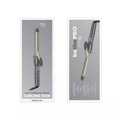 CONAIR INFINITIPRO Tourmaline 1 1/2-Inch Ceramic Curling Iron, 1 ½ inch barrel produces soft waves – for use on medium and long hair