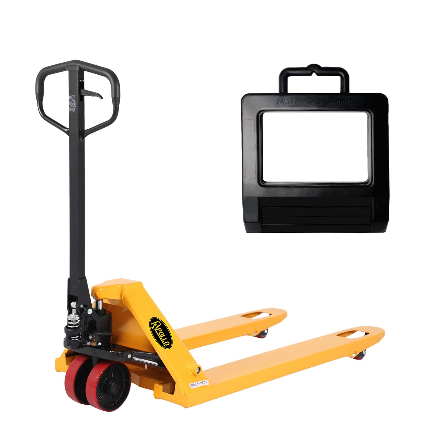 APOLLOLIFT Pallet Jack, Industrial Standard Duty Pallet Jack Truck 6600lbs Capacity 48” L×27” W Fork Size with Extra Stopper