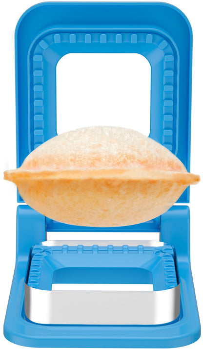 HiYZ Sandwich Cutter and Sealer - Square Stainless Steel Decruster Sandwich Maker - Peanut Butter and Jelly Crustless Sandwich Bread Pancake Maker Cookie Cutter for Kids Children Boys Girls