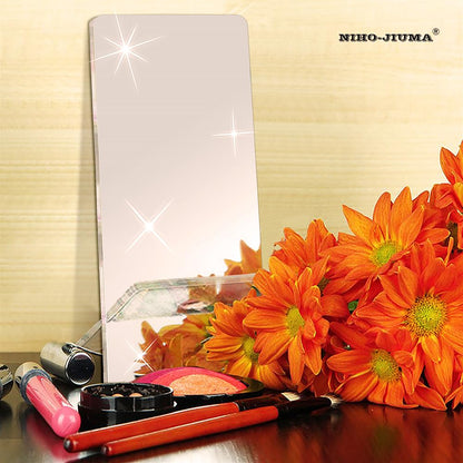 NIHO-JIUMA Diamond Art Phone Holder Kits Flower, DIY Diamond Painting Acrylic Phone Stand & Mirror, Craft Gift for Adults/Teen