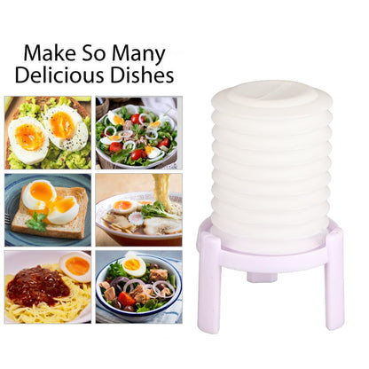 Boiled Egg Extractor Egg Shell Peeler and Remover Huller Portable Kitchen Tools Egg Shell Remover (WHITE)