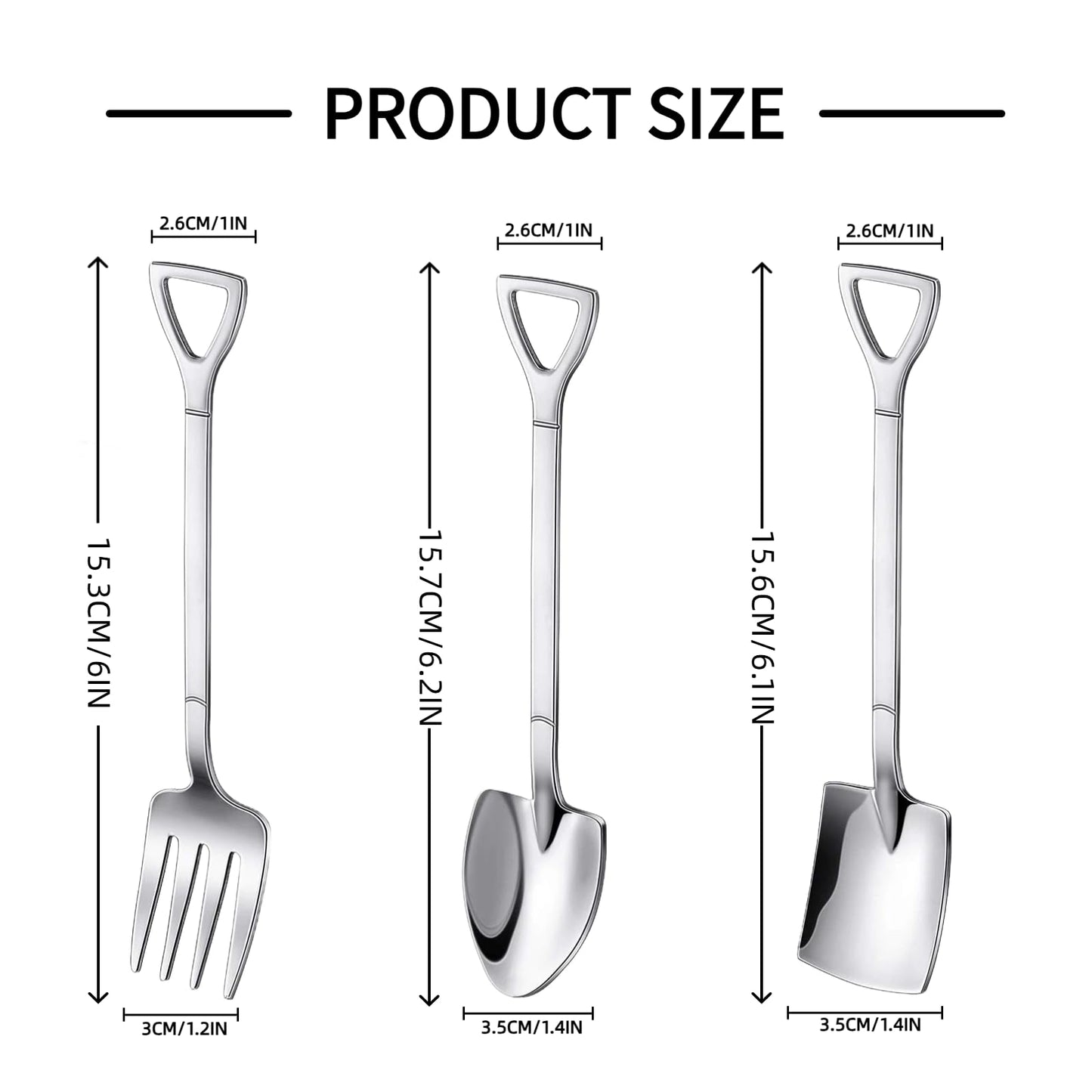 6-Piece Stainless Steel Cookie Scoop Set, 3 Sizes Ice Cream Scoop with Trigger Release, Portion Scoops for Baking, Cookie Dough, Meatballs, Melon Balls, Cupcakes, Desserts and Kitchen Prep