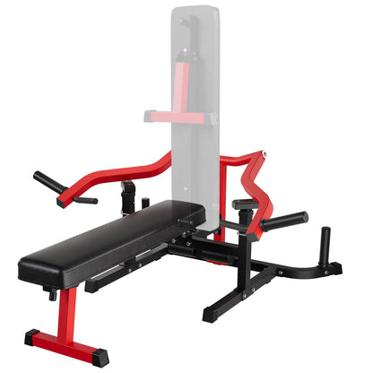 Chest Press Machine for Home Gym, 1250LBS Multi-Functional Bench Press Machine with Independent Converging Arms, Adjustable Flat & Incline Bench for Full Body Strength Training