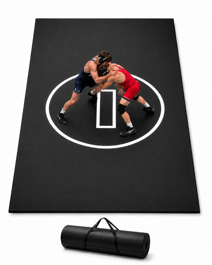 BELINOVA Flexi-Roll Portable Training Mat – 10ft x 5ft Professional Wrestling Flooring for Home Gym & Martial Arts – Quick Setup Padded Mat for MMA, Judo, BJJ and Functional Fitness