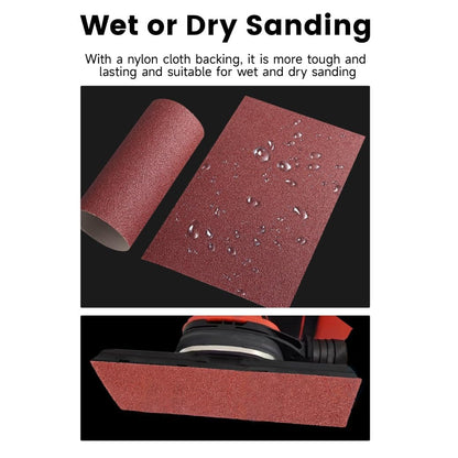 Emery Cloth Roll,5 Grits 1'' x 20FT Abrasive Sandpaper Roll with Dispenser,150 240 320 400 600 Grit Sand Assortment,Sanding Paper & Sandpaper Sheets for Metal Auto Wood Dry&Wet Polishing.(5Rolls 20FT)