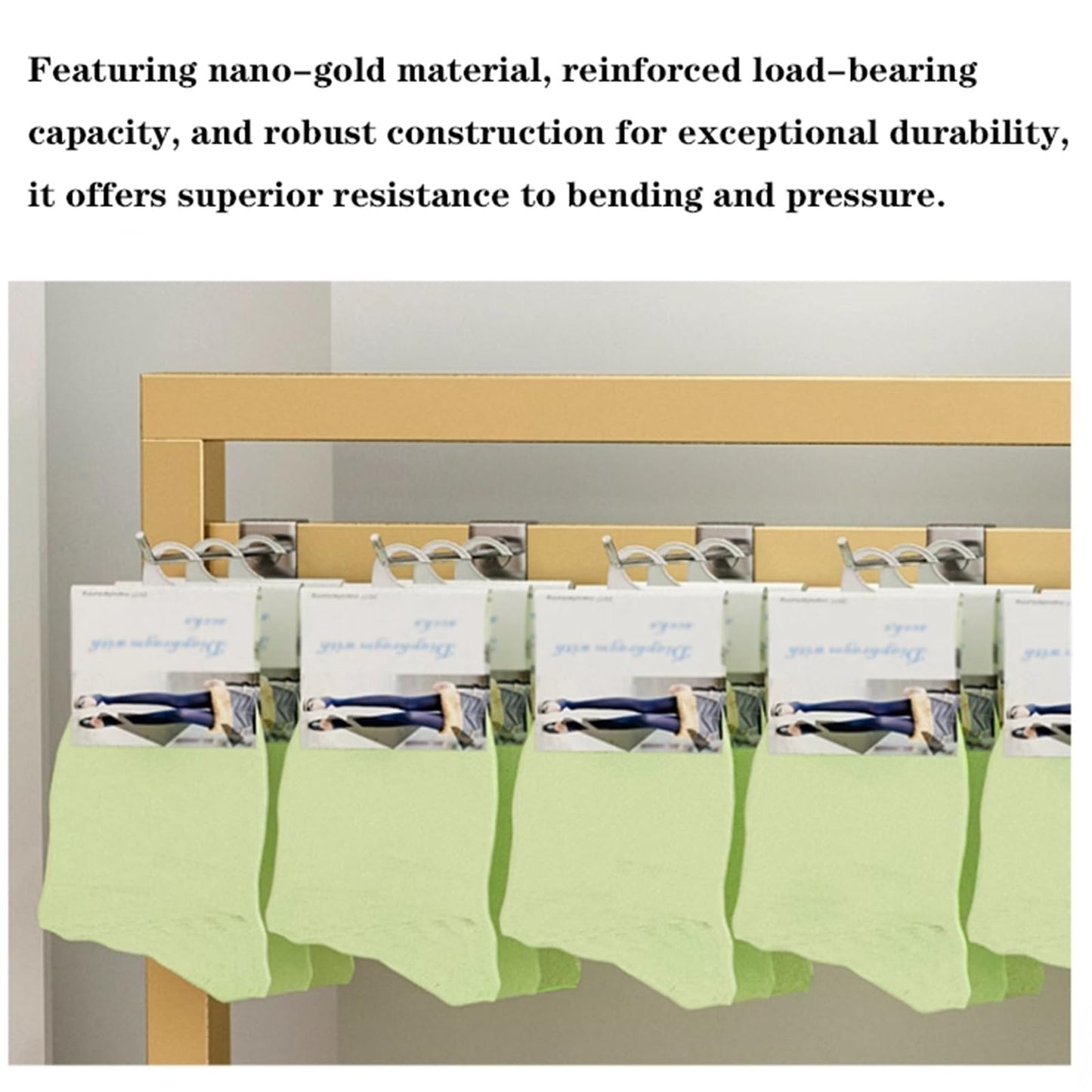 53in Underwear Display Stands, Metals, Freestanding Clothing Store Boutiques Retail Lingerie Garment Rack, Commercial Shelves, for Socks Bra Panties Scarves, 4 Layer(Black)