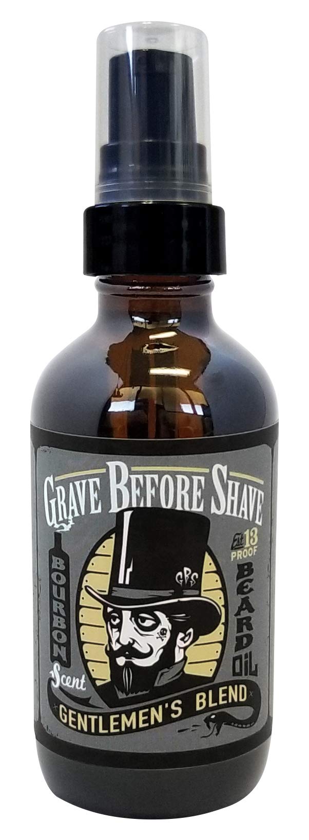 Grave Before Shave Beard Oil (Cigar Blend) 4 oz. Bottle