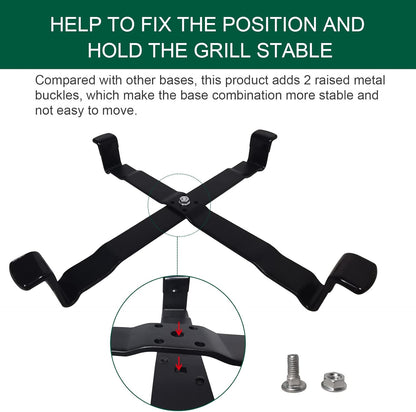 Grill Stand Table Nest for Large Big Green Egg, Big Green Egg Accessories Kamado Grill Table Nest Stand