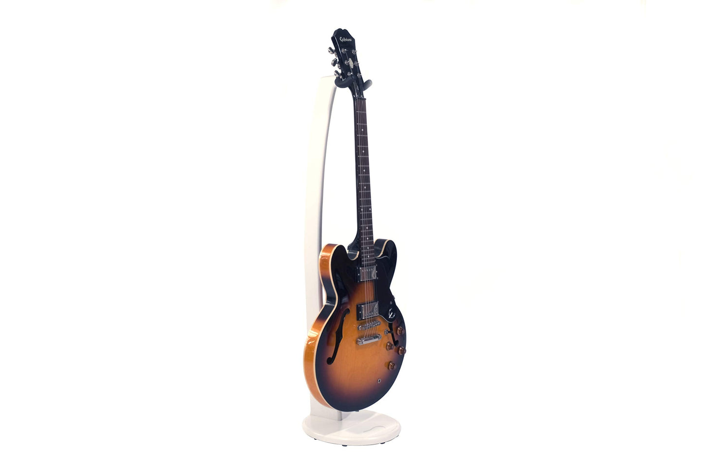 Ruach GS-1 Wooden Acoustic Guitar Stand Hanger for Acoustic and Electric Guitar - White