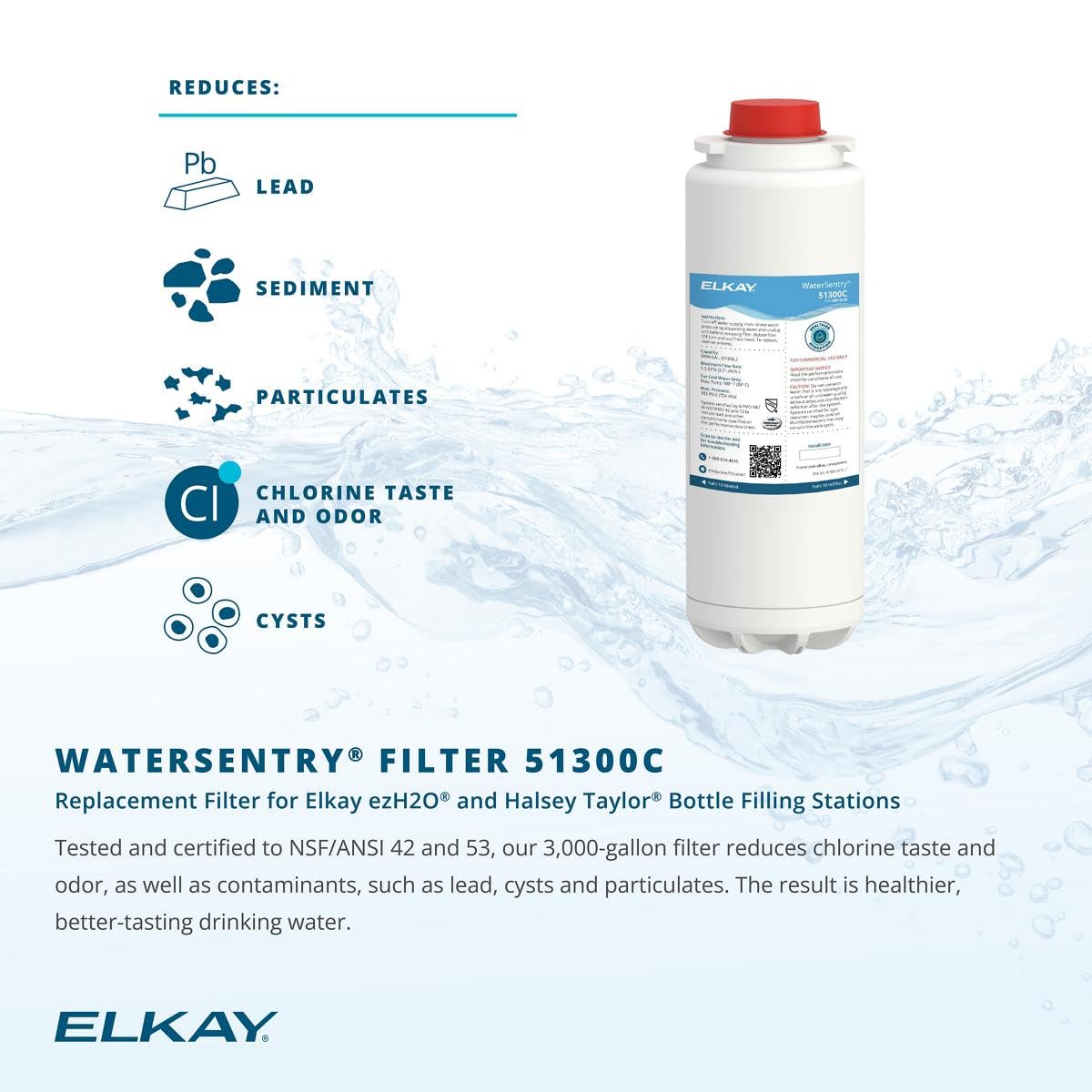 Elkay LZS8WSLK ezH2O Bottle Filling Station & Single ADA Cooler Filtered Refrigerated Light Gray