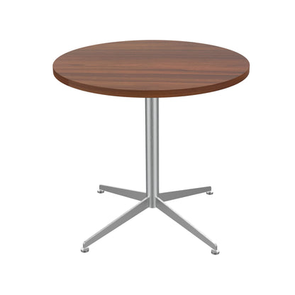 SENGLIDA Round Office Table Conference Table Small Dining Table Coffee Meeting Table for Office Boardroom Kitchen Living Room Waterproof Desktop Easy Assembly 31.5 inch