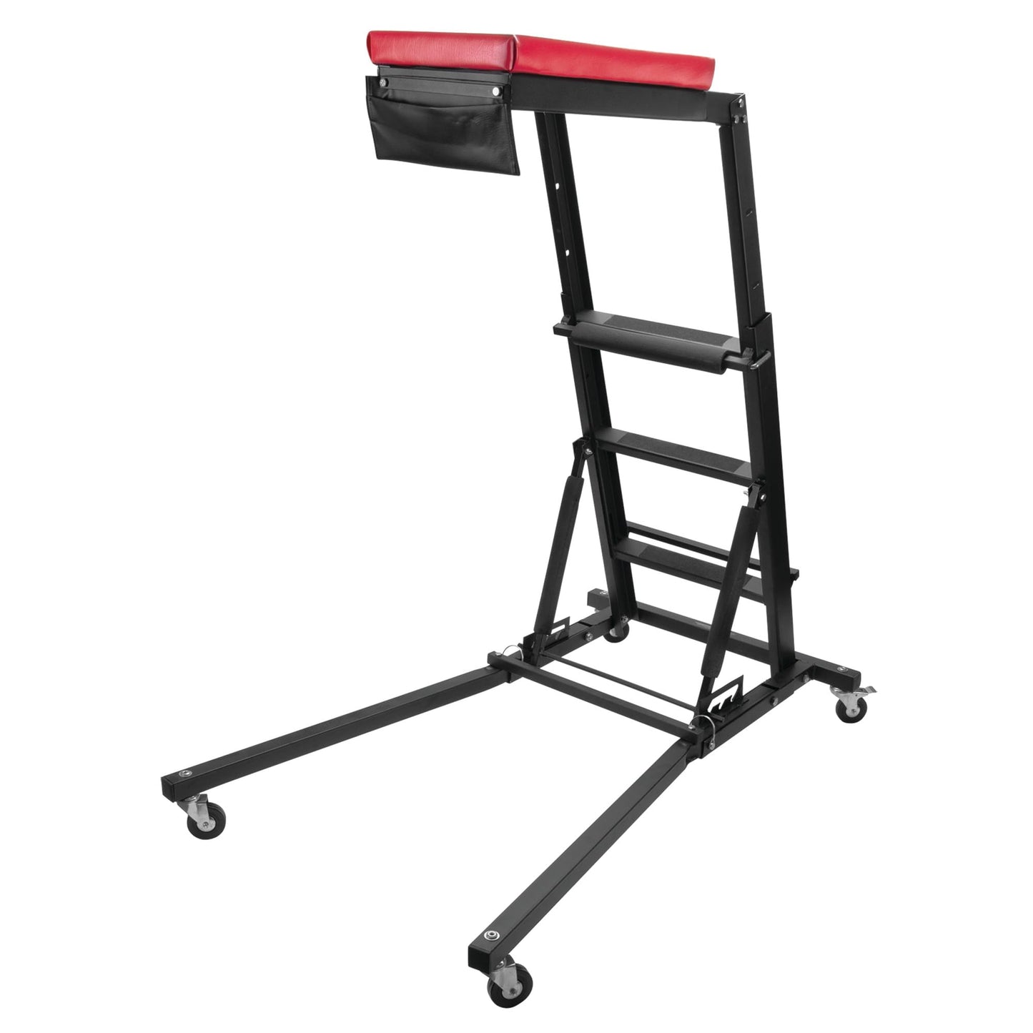 Performance Tool W85038 High Top Adjustable Creeper to Work On Vehicles, Black/Red, 45-66-inch Height