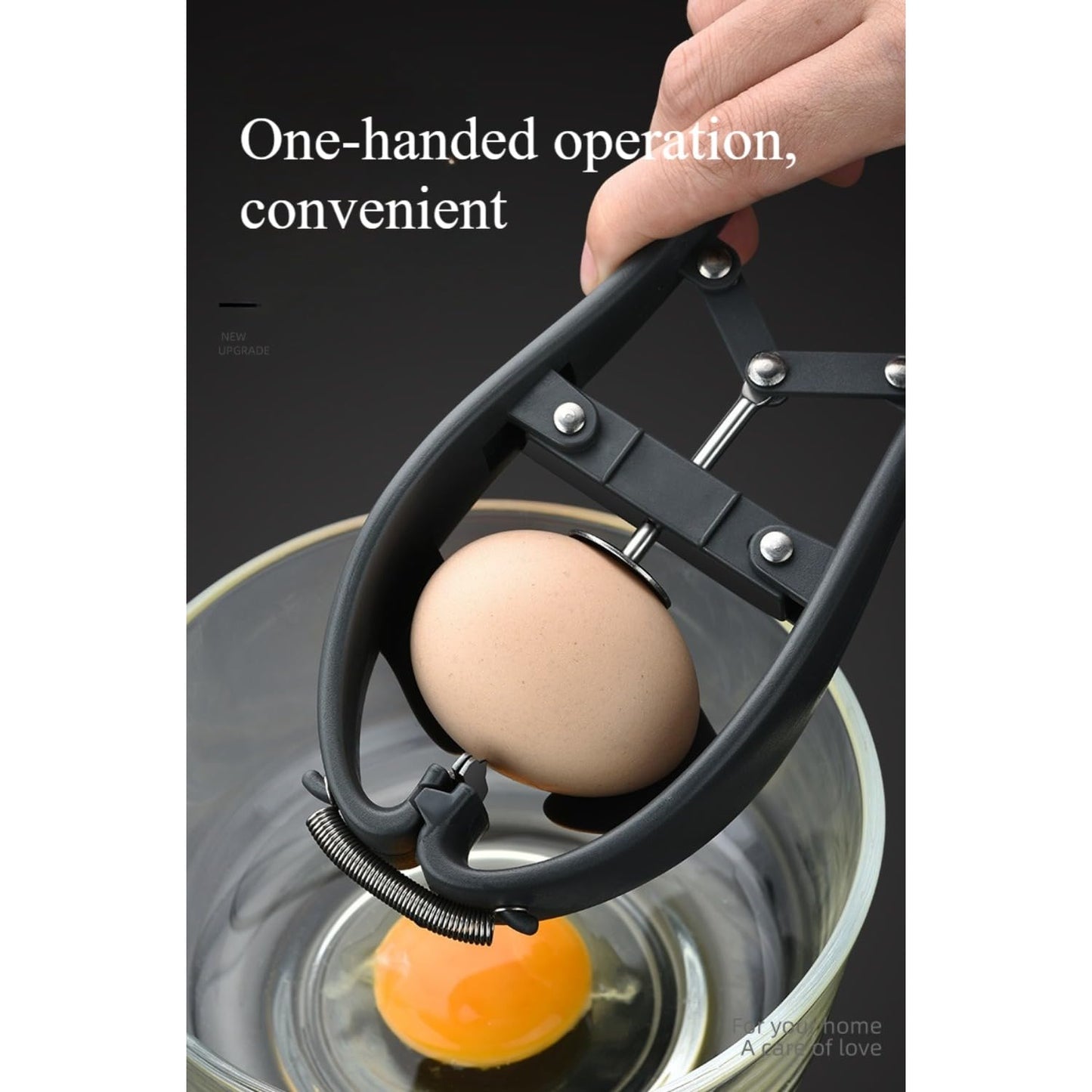 WangCai Stainless Steel Egg Separator Tool – Yolk and White Separator for Fresh Eggs, Baking, Cooking – Easy-to-Use Kitchen Gadget