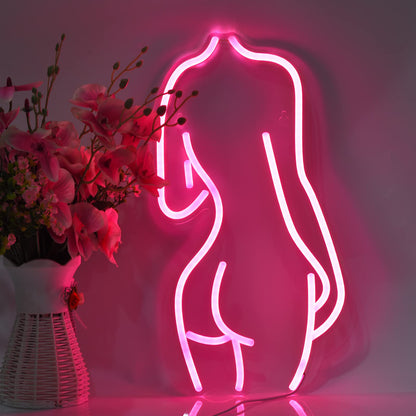 I'm So Happy You're Here Neon Sign for Wall Décor Dimmable LED Neon Light USB Powered Neon Art Signs Decor