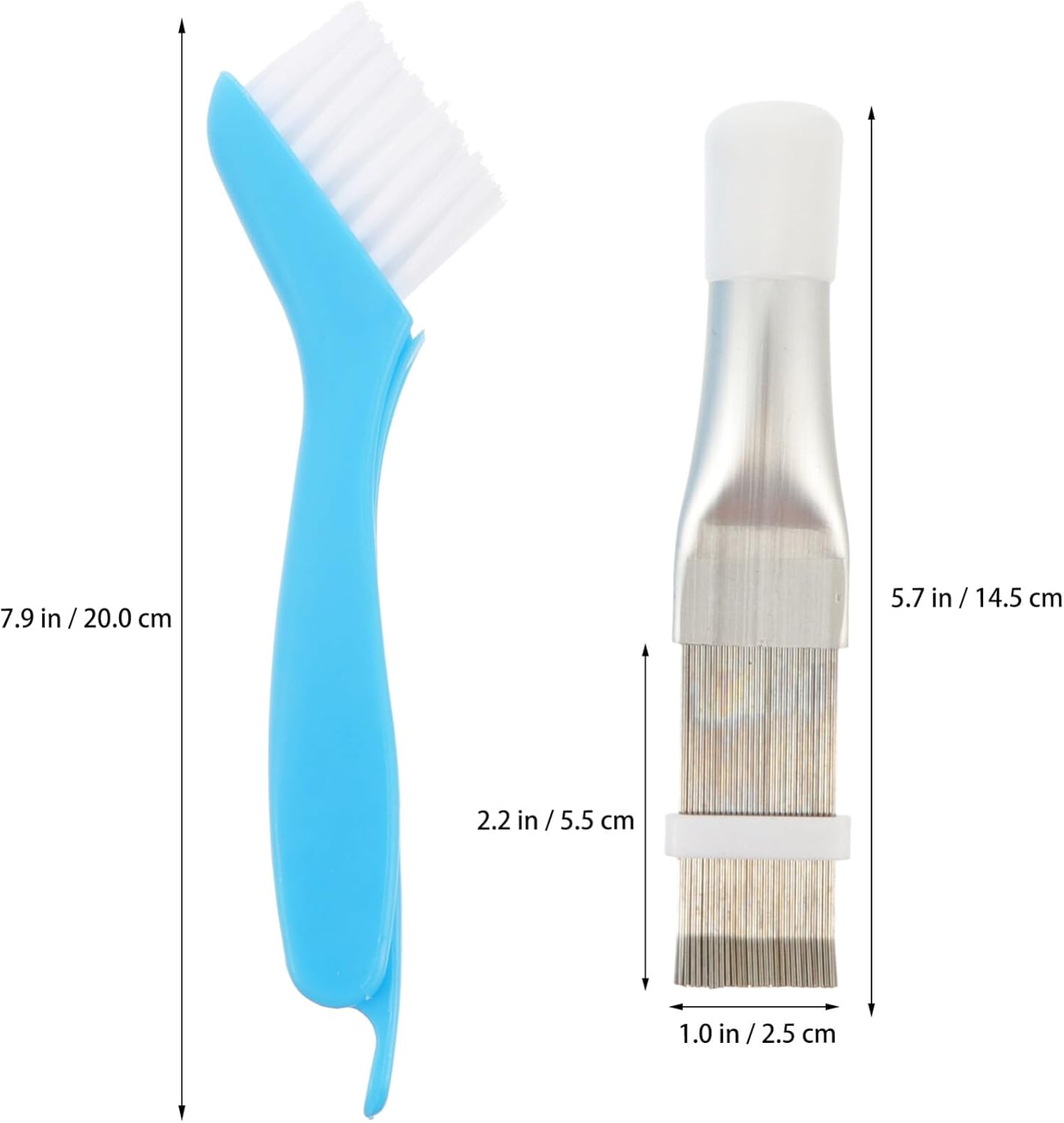 PRETYZOOM 4pcs Air Conditioner Fin Cleaning Set: AC Fin Comb and Condenser Fin Straightener Cleaner