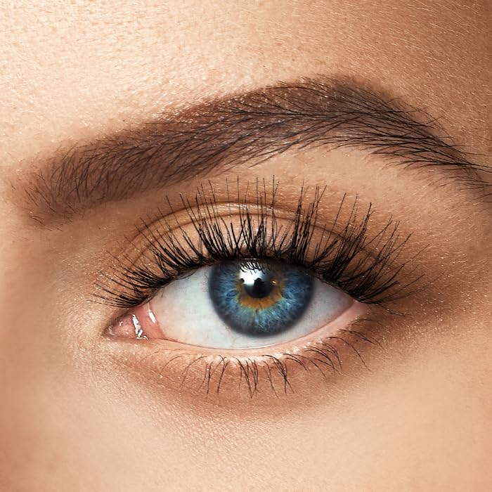 KISS So Wispy, False Eyelashes, 'Style #11', 12 mm, Includes 5 Pairs Of Lashes, Contact Lens Friendly, Easy to Apply, Reusable Strip Lashes, Glue On, Mulitpack