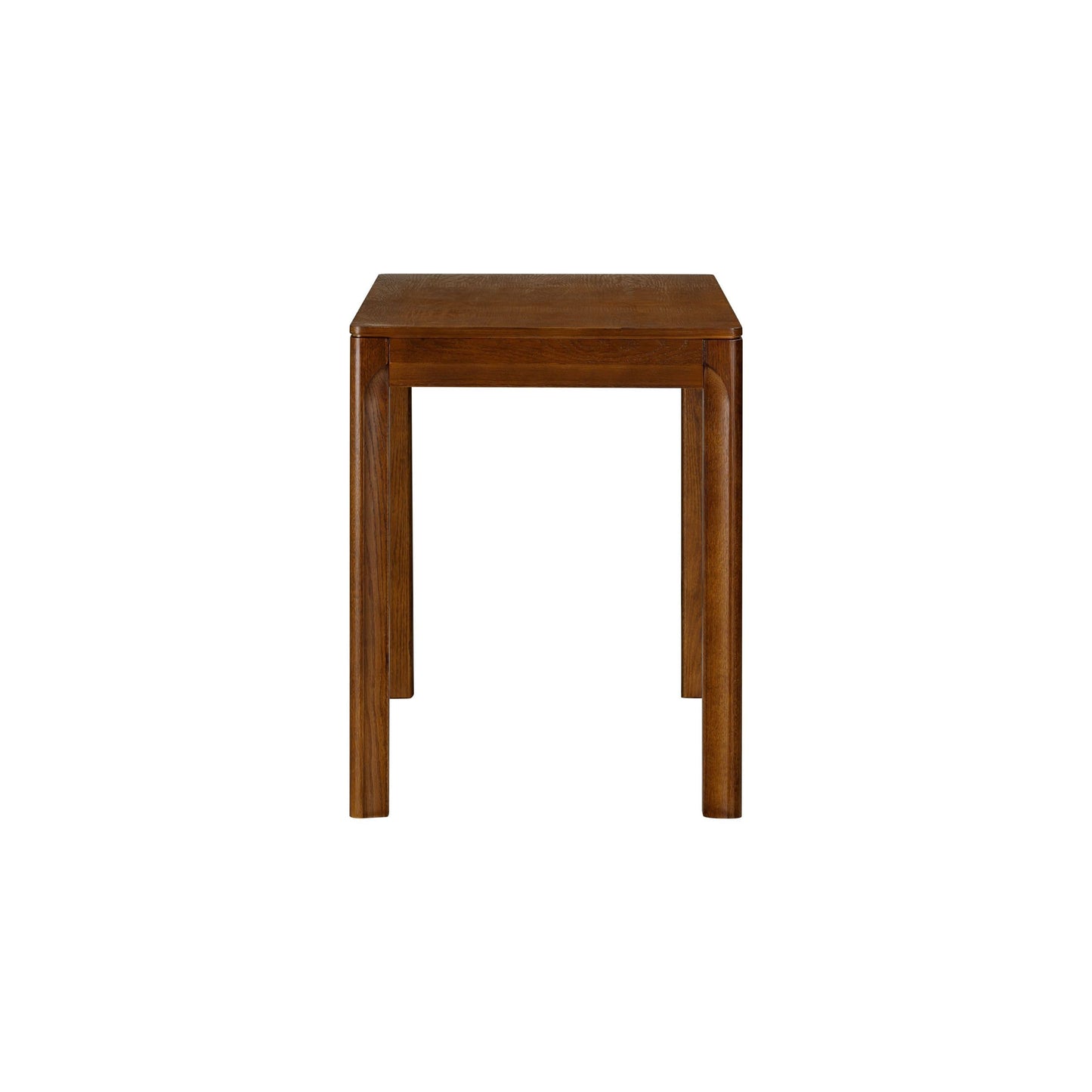 NTC Flow Modern Wooden Rectangle Desk Table with Hidden Drawer – Waterproof & Heat Resistant, Dark Walnut
