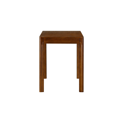 NTC Flow Modern Wooden Rectangle Desk Table with Hidden Drawer – Waterproof & Heat Resistant, Dark Walnut