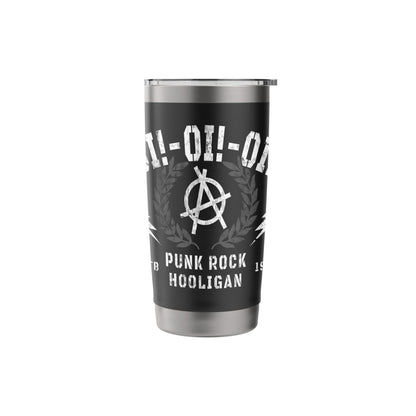 Oi Oi Oi Punk Rock Hooligan - Vintage Oi Punk Stainless Steel Insulated Tumbler