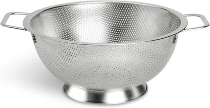 Kaishun Stainless Steel Colander - 3-Quart Kitchen Strainer for Pasta, Fruits & Vegetables | Dishwasher Safe
