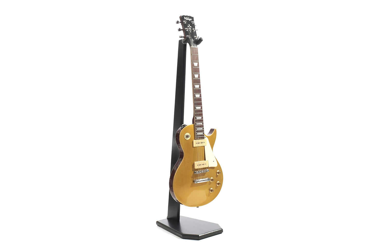 Ruach GS-5 Wooden Acoustic Guitar Stand Hanger for Acoustic and Electric Guitar - Black