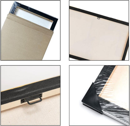 Fimtise Barn Pictures Wall Decor, Old Tractor Farmhouse Canvas Painting for Living Room Bedroom Decoration