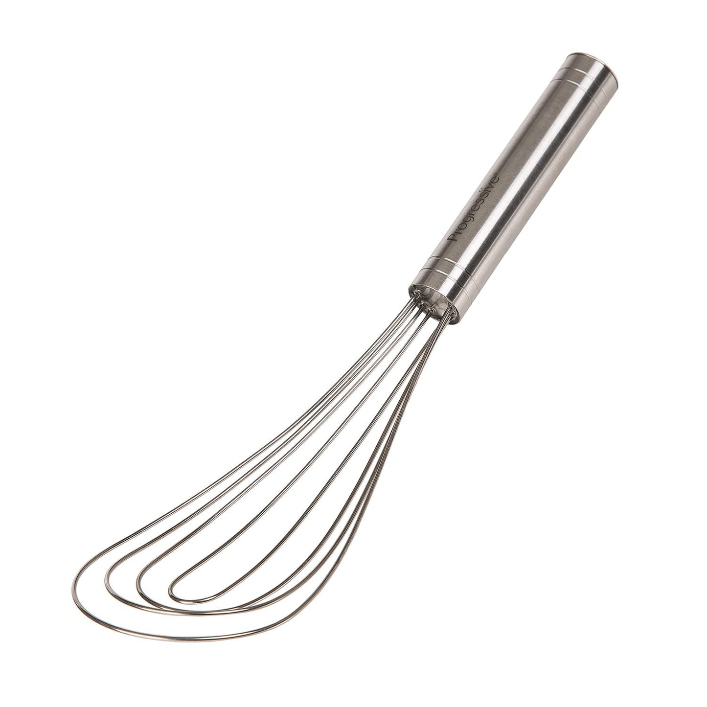 PrepWorks 10 Inch Fat Whisk - Stainless Steel Whisk for Mixing, Beating, and Stirring Sauces, Batter, and More