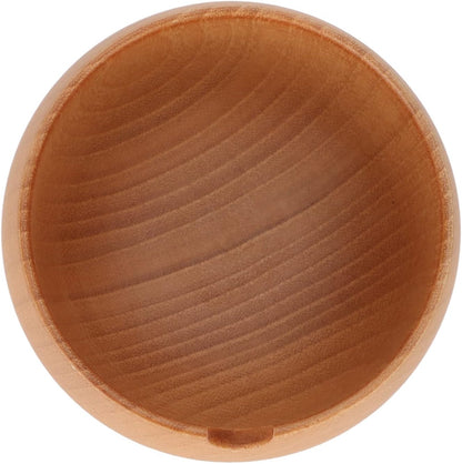 Wooden Spice Jar - Seasoning Container with Lid for Home Kitchen and Restaurant (Wood)