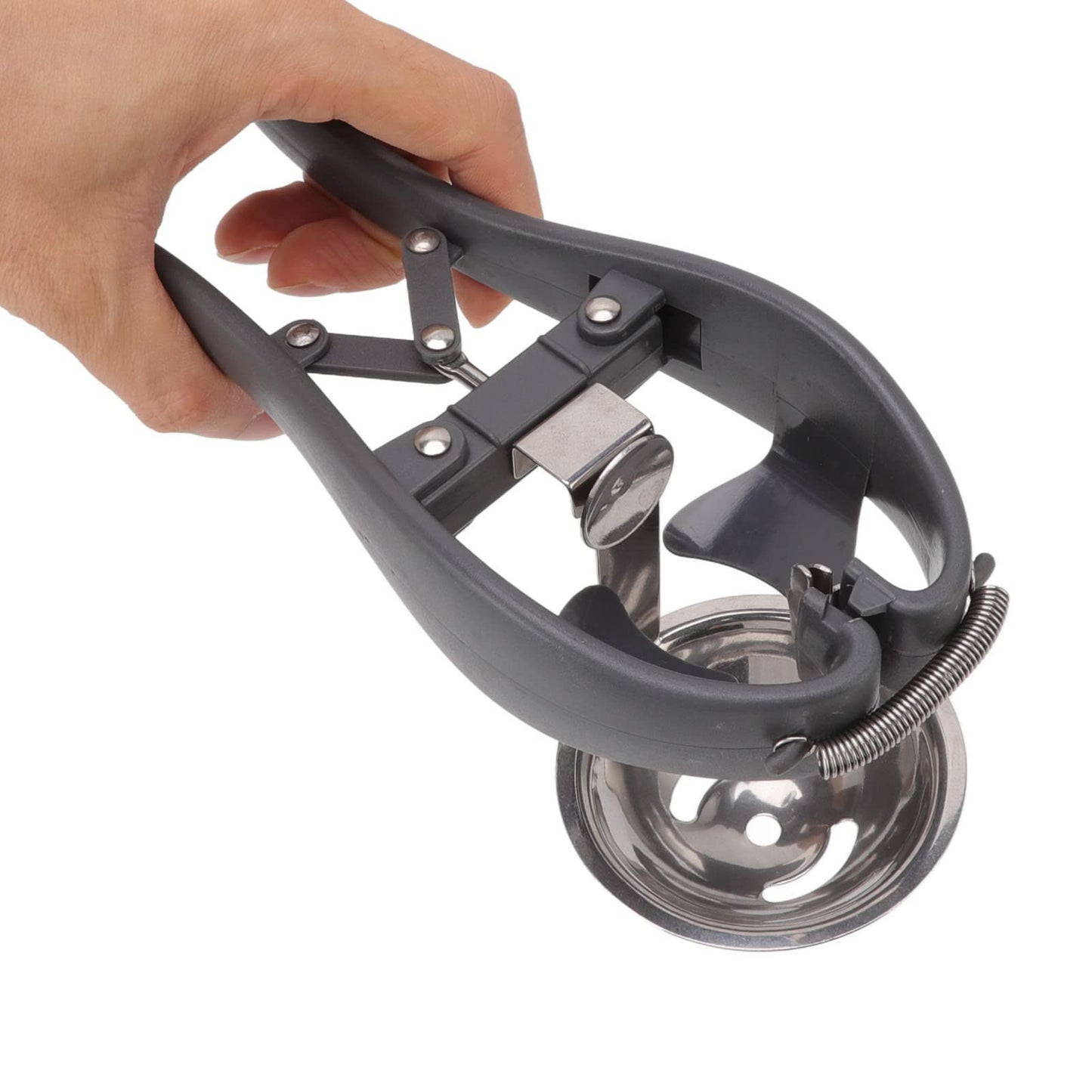 Egg Cracker, Stainless Steel Egg Separator, Professional Handheld Automatic Quick Egg Opener Egg Separator for Kitchen Tools