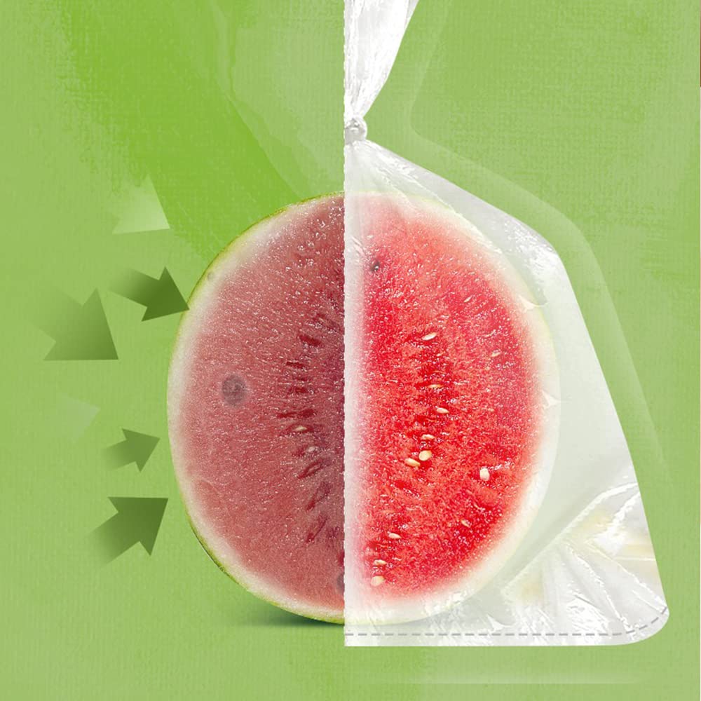 8"x12" & 10"x14" Quart & Gallon Plastic Produce Bags on a Roll- 350 Bags Each (700 Bags), Clear Grocery & Bread Bags, Food Contact Safe (Small & Medium)