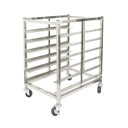 Quick Rack for Baking Pans,Heavy Duty Rolling Bread Pan Rack, 6-Tier Commercial Baking Rack for Home & Restaurant, Space-Saving Speed Rack (73x46x60cm)