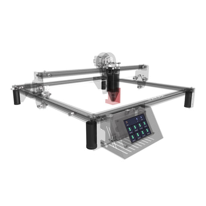 LONGER Ray5 mini 3.5W Portable Laser Engraving Machine with Rotary Roller Kits and 8 Pcs Raiser, 12000mm/min, Ideal for DIY Projects on Wood, Metal, Acrylic, Leather, and More