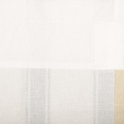 VHC Brands Grace Grain Sack Stripe Short Panel Set of 2, 63x37