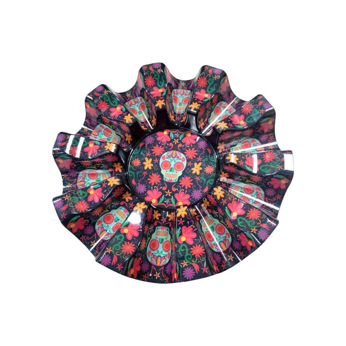 Prepara Day of the Dead Taco Carousel, Black