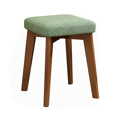 Dntum Luxury Leather Piano Bench Vanity Stool with Cushioned Seat & Solid Wood Leg Easy Assembly Multiple Colors Available,Gray Green1