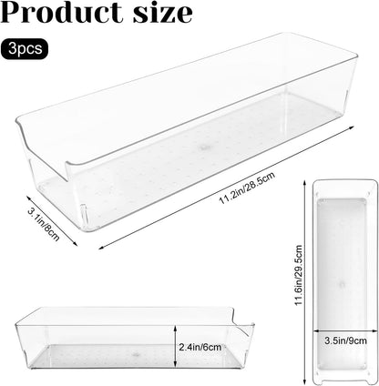 Rainmae Cutlery Storage Organizer, Plastic Utensil Caddy for Kitchen Countertop Organization