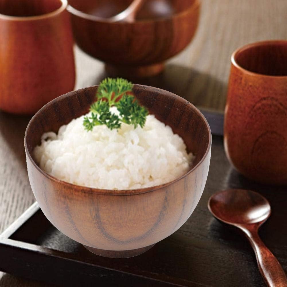 Solid Wood Acacia Wave Serving Bowl, Handmade Natural Root Wood Crafts Bowl for Food Storage, Tableware for Fruits,