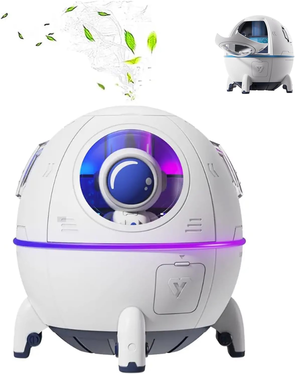 Humidifiers for Kids Nursery, Mini Cool Mist Ultrasonic Diffuser with Nightlight, Auto-Shut Off for Home
