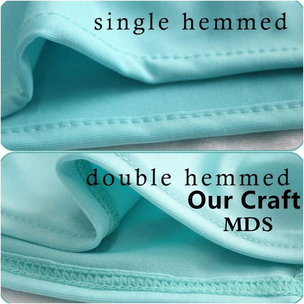 MDS Spandex Chair Sashes - Universal Fit Elastic Stretch Bands with Buckle for Weddings | Ivory, 250 Pack
