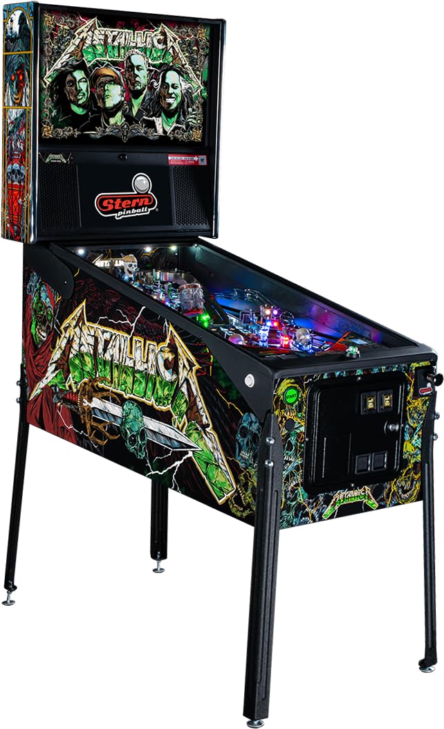 Stern Pinball Metallica Remastered, Premium Edition Arcade Pinball Machine