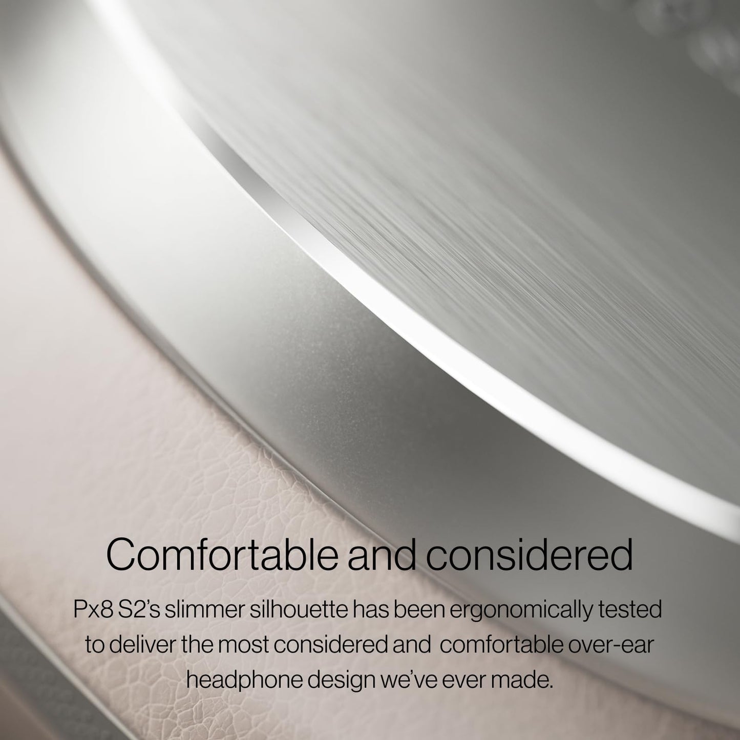 Bowers & Wilkins Px8 S2 Wireless Over-Ear Headphones, Active Noise Cancelling & Transparency Mode, High-Res Playback, 30H Playtime with Quick Charge Support, Bluetooth Headphones, Onyx Black