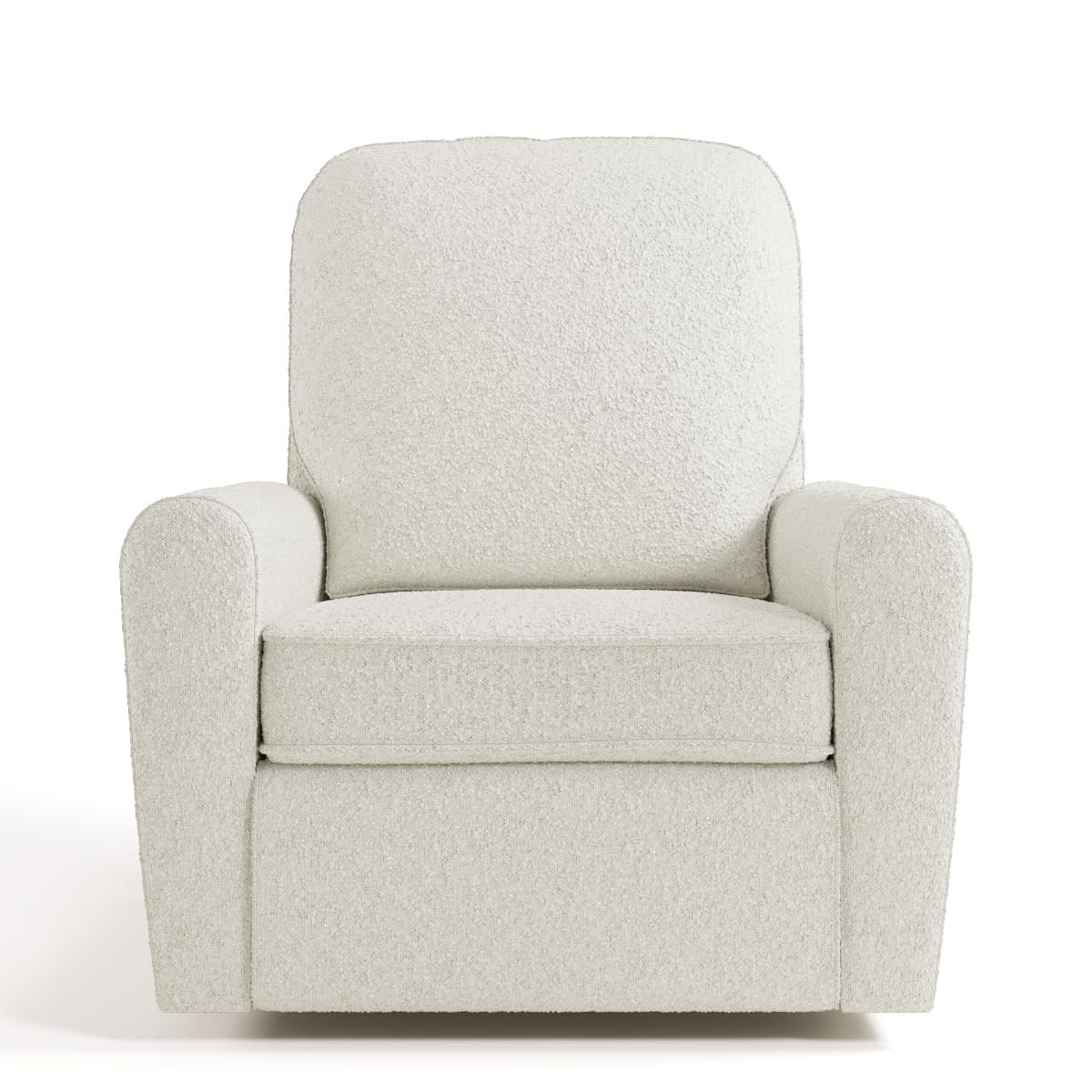 Storkcraft Amalfi Deluxe Power Recliner Swivel Glider – Premium Electronic Nursery Rocking Chair, Oeko-TEX 100 Certified, Includes Dual-USB Charging Port with USB-A & USB-C (Ivory Boucle)