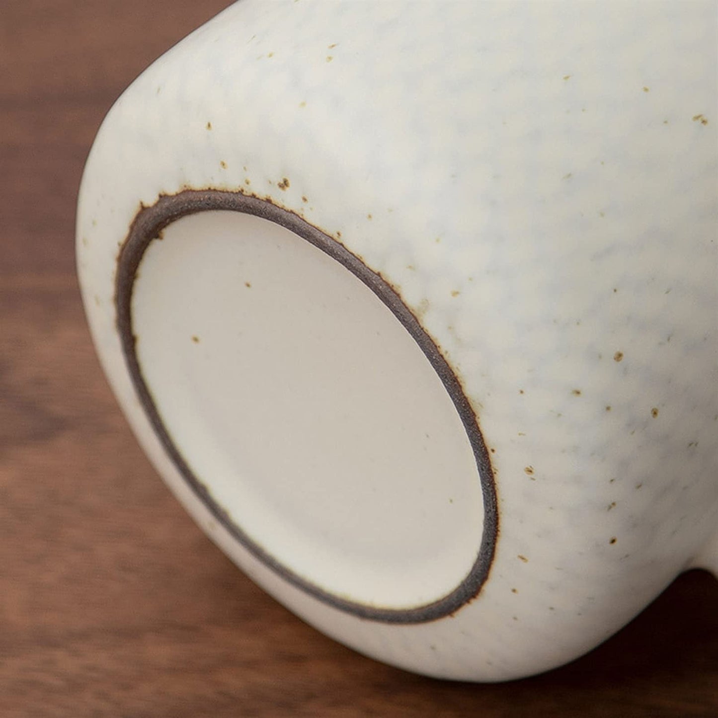 Tea Cup Porcelain Espresso Cups with Matching Saucers Premium Porcelain Coffee Cup- 7.8 Ounce, White Set of Mugs (A) (B)