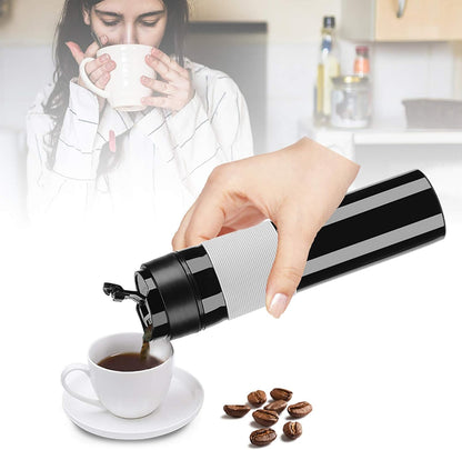 Fdit Portable Mini Espresso Maker - Hand Held Pressure Caffe Espresso Machine for Home, Office, Travel