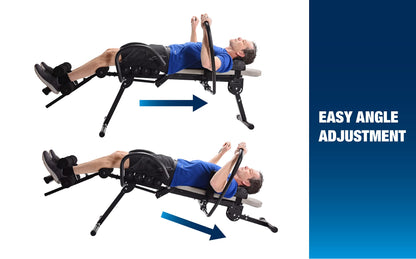 Stamina EasyDecompress Pro - Back Stretcher Gentle Inversion Table For Spine Decompression and Pain Relief - Inversion Tables For Back Pain Strength Training Inversion Equipment