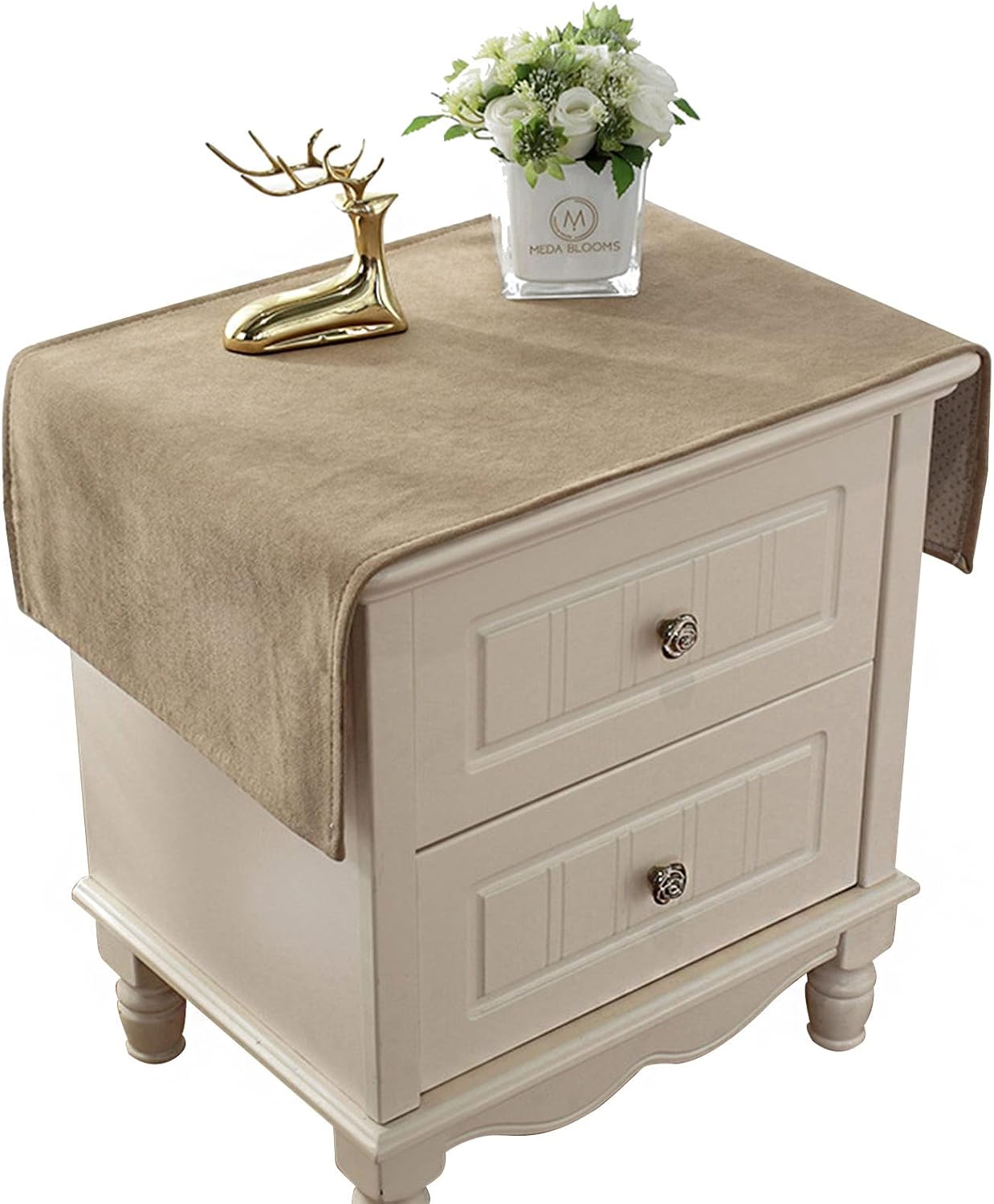 '-15.7 35.4 inches) Bedside Tablecloth Bedside Table Dustcover Tablecover Tabletop Home Decoration Fabric Tablecloth
