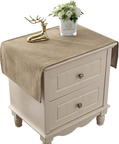 '-15.7 35.4 inches) Bedside Tablecloth Bedside Table Dustcover Tablecover Tabletop Home Decoration Fabric Tablecloth