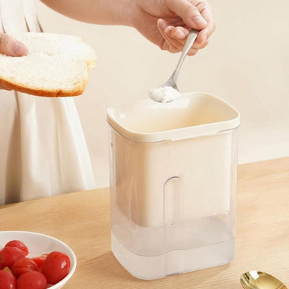 Greek Yogurt Strainer, Yogurt Strainer Cheese Strainer with a Fine Mesh Bag and Lid Leakproof Filter Nut Milk Maker 1100 ML DIY for Making Thick Greek Yogurt Soybean
